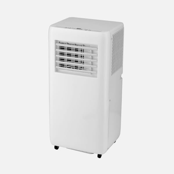 Abrila - Aire Acondicionado Portátil Fresh Blanco | 7000 BTU | 2 Velocidades | Deshumidificador | Control Remoto | Kit Ventana | 70x33x28 cm