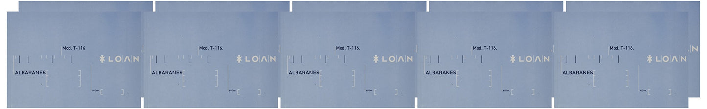 Loan T116 - Talonario, 10 unidades