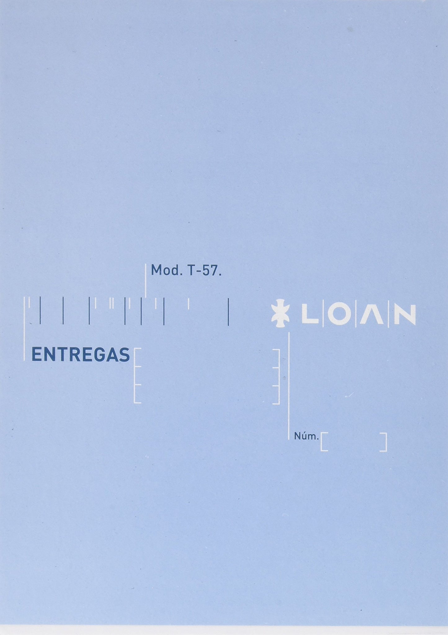 Loan T57 - Talonario, 1 unidad
