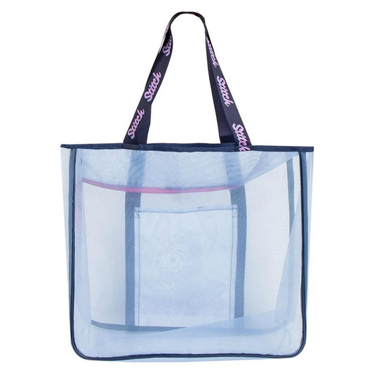 Bolsa Playa Premiun LIFE'S LITTLE MOMENTS Grande y Resistente Diseño Moderno, Verano y Vacaciones con tu Bolsa Playa de Stitch, Unisex niños, Mediano
