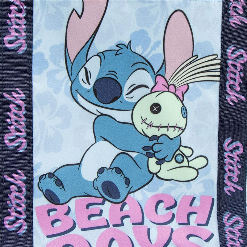 Bolsa Playa Premiun LIFE'S LITTLE MOMENTS Grande y Resistente Diseño Moderno, Verano y Vacaciones con tu Bolsa Playa de Stitch, Unisex niños, Mediano