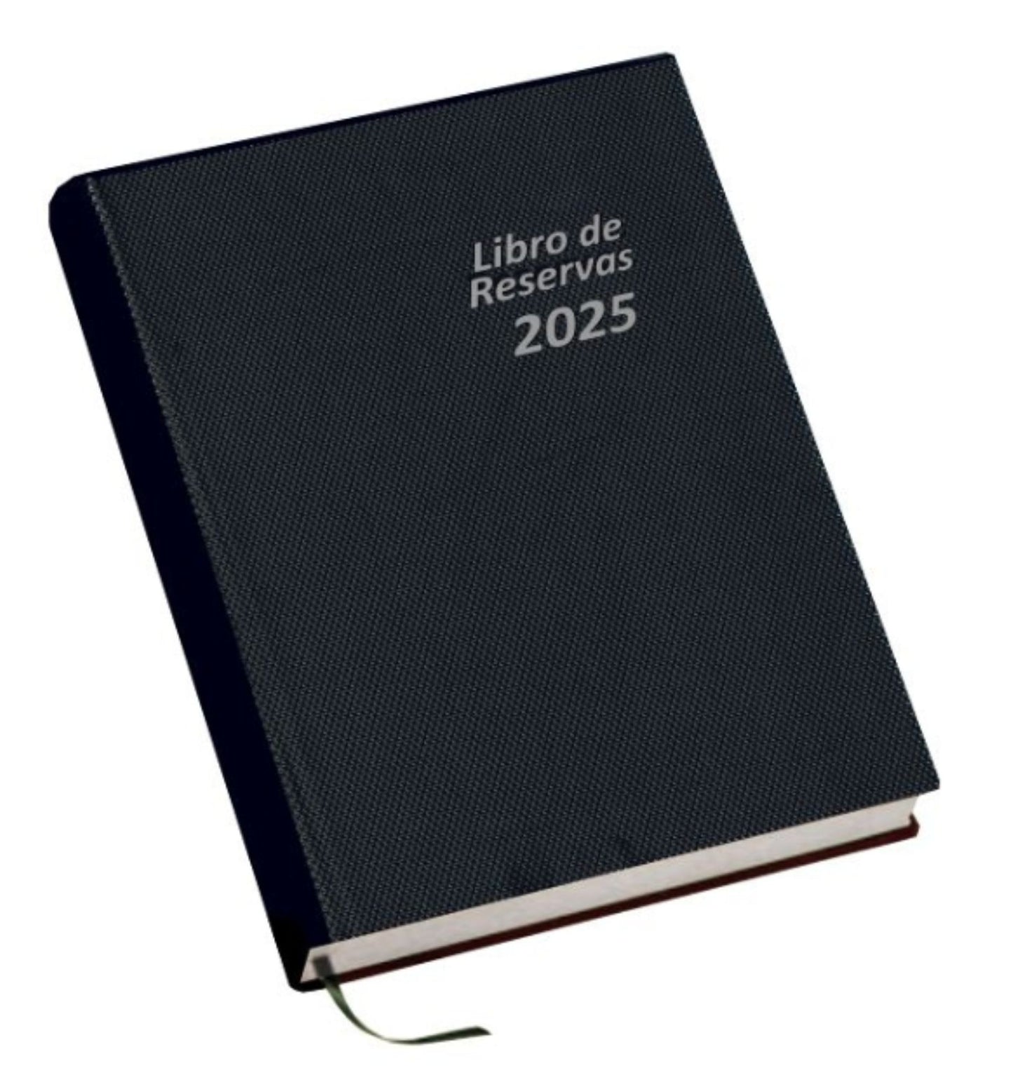 Libro de reservas para hostelería 2025 INGRAF - Libro de tapas duras forradas, 21 x 30 cm, 2 páginas por cada día, colores surtidos // Ref: 355403