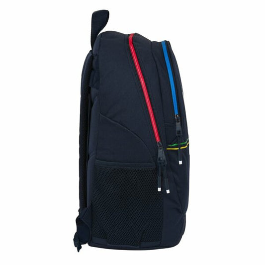 Mochila grande Benetton Sixties | SAFTA - Mochila de gran capacidad, adaptable a carro, mallas laterales portabotellas // Ref: 612306665