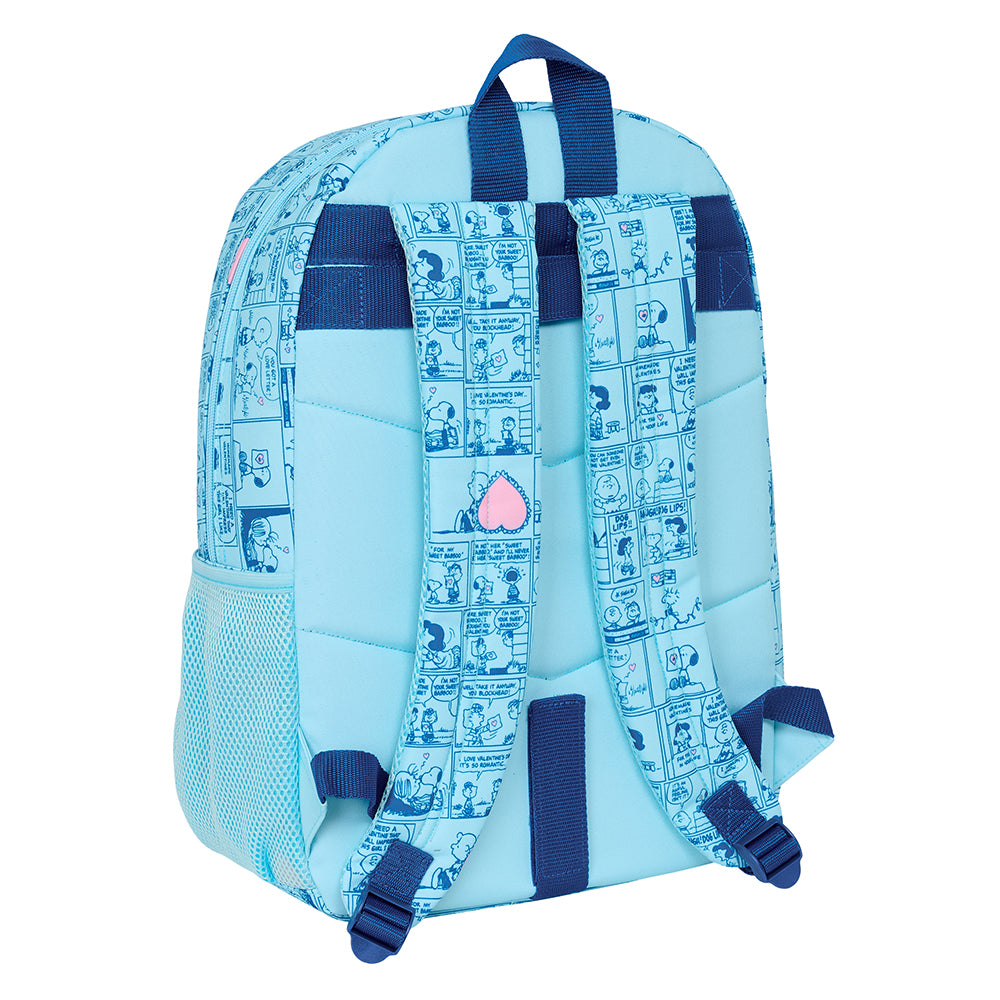 Mochila Snoopy 'Love', de Safta | Adaptable a carro, 30x14x46 cm, 19.3 litros