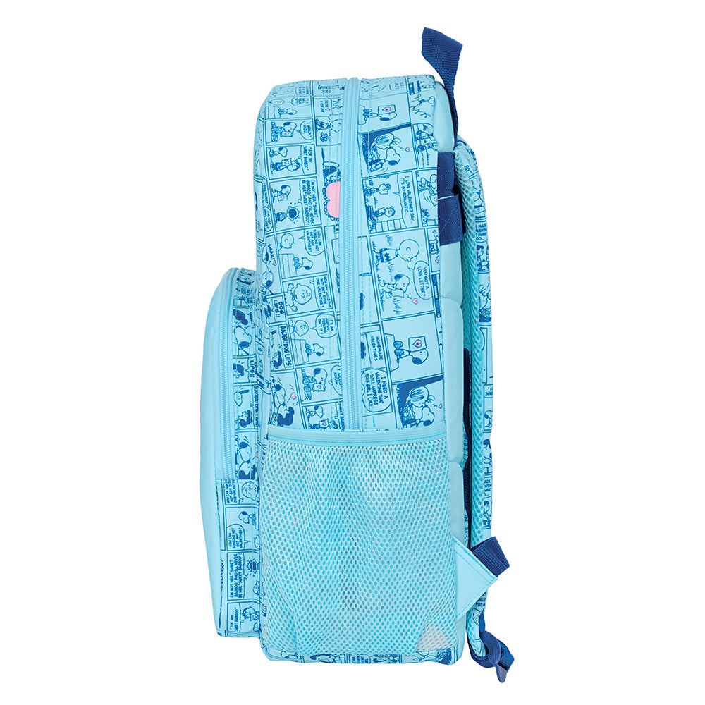 Mochila Snoopy 'Love', de Safta | Adaptable a carro, 30x14x46 cm, 19.3 litros