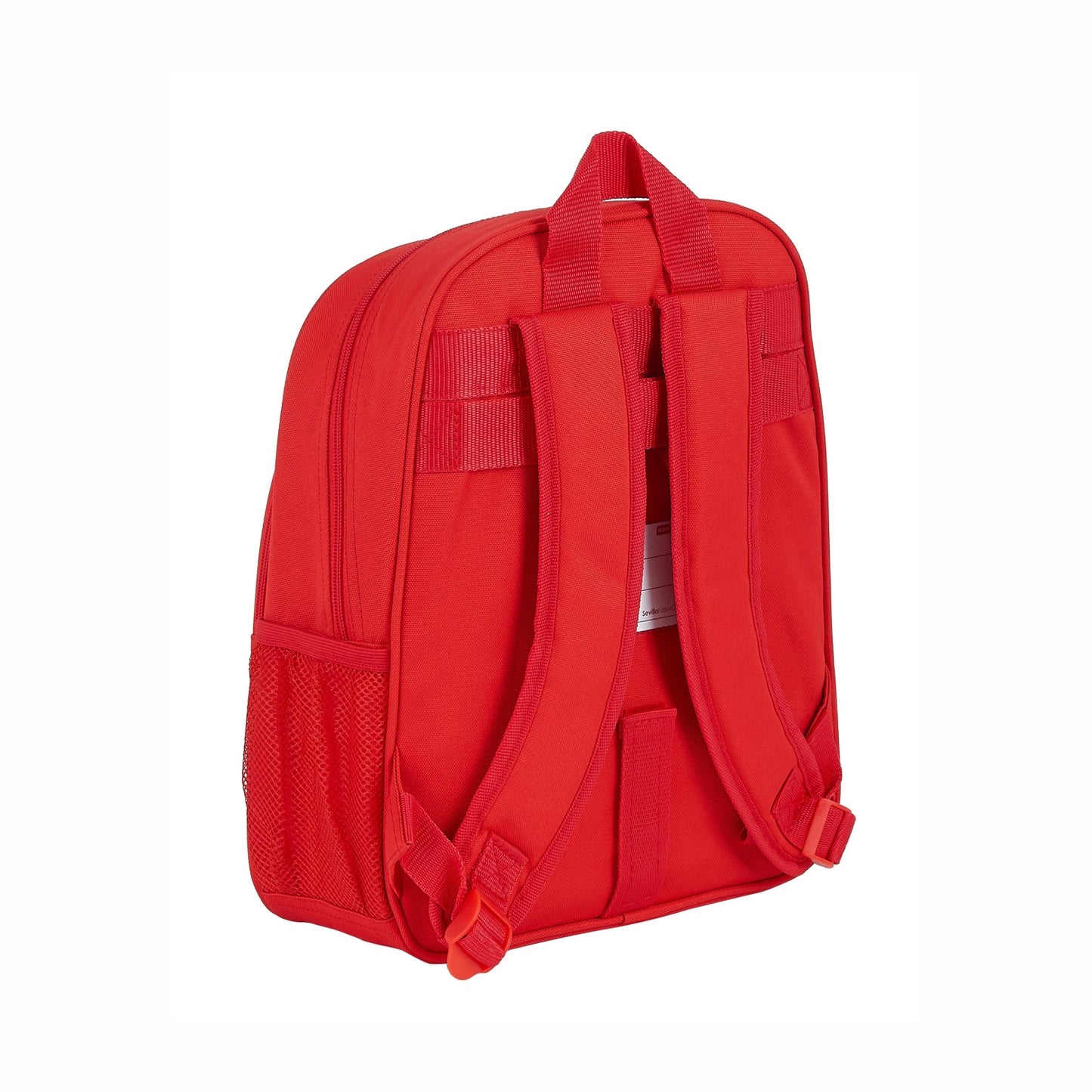 Mochila Sevilla FC 'Nunca me rindo' | SAFTA - Mochila infantil escolar, 30 cm, adaptable a carro porta-mochilas // SAF87458