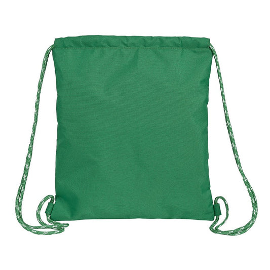 Saco Bolsa plana de Real betis balompie, producto oficial , realizado con materiales reciclados