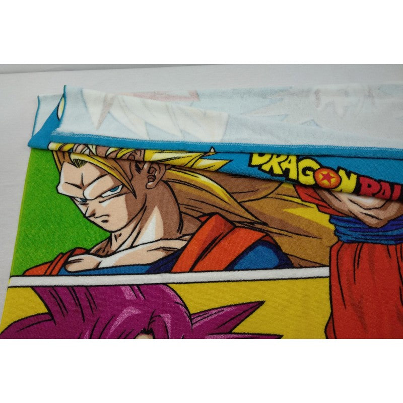 Toalla microfibra Dragon Ball Super 'Sun City' | 70x140 cm, 100% poliéster