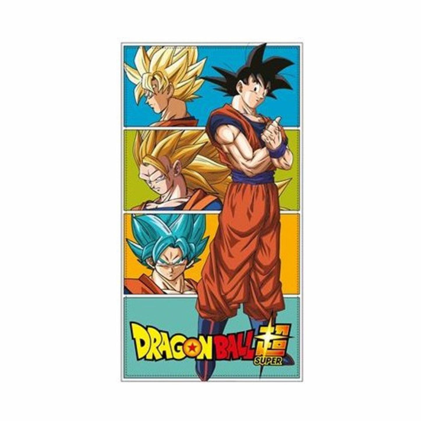 Toalla microfibra Dragon Ball Super 'Sun City' | 70x140 cm, 100% poliéster