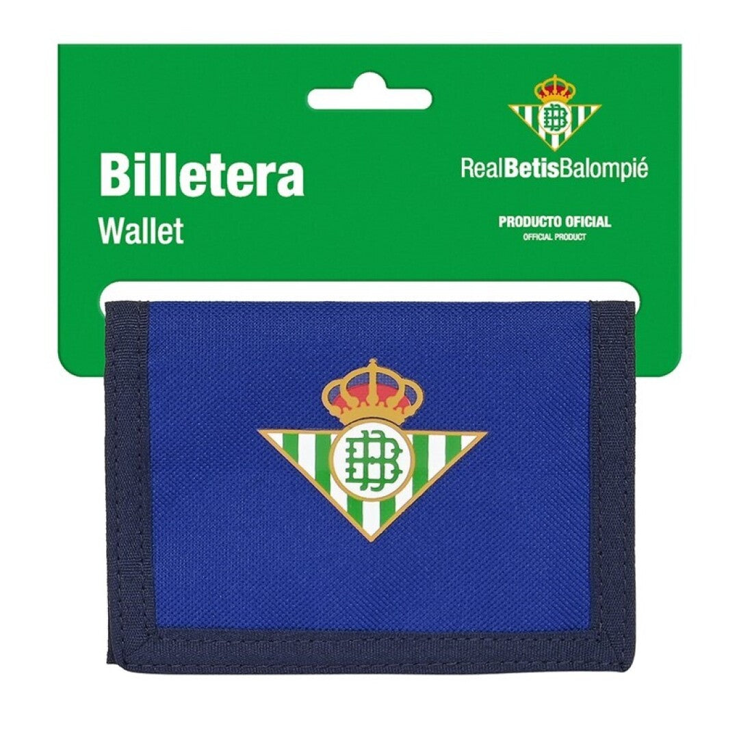 Billetero , Cartera Real Betis fabricada en poliester, Todos los productos son oficiales y con licencia