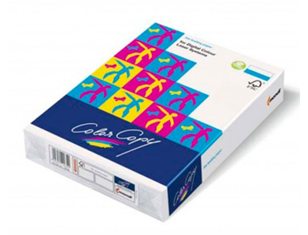 Papel fotocopiadora color copy din a4 200 gramos paquete de 250 hojas.