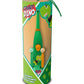 Kids Licensing Cepillo de dientes eléctrico infantil 'Crazy Dino', cepillo completo + 2 recambios, verde y naranja - Cabezal giratorio