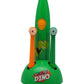 Kids Licensing Cepillo de dientes eléctrico infantil 'Crazy Dino', cepillo completo + 2 recambios, verde y naranja - Cabezal giratorio