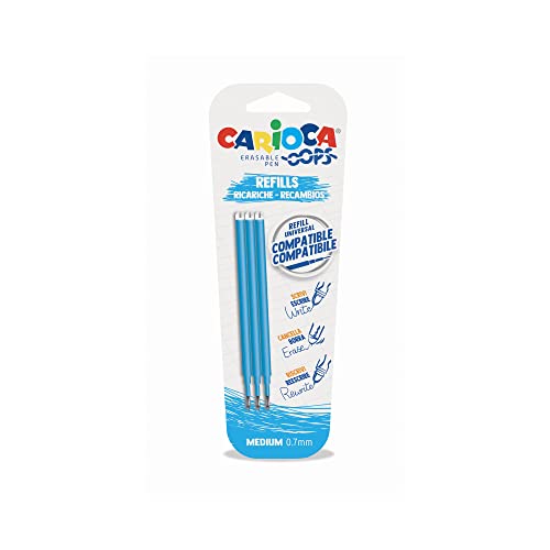 Recambios Bolígrafo Borrable Oops Azul Claro - 3 Uds