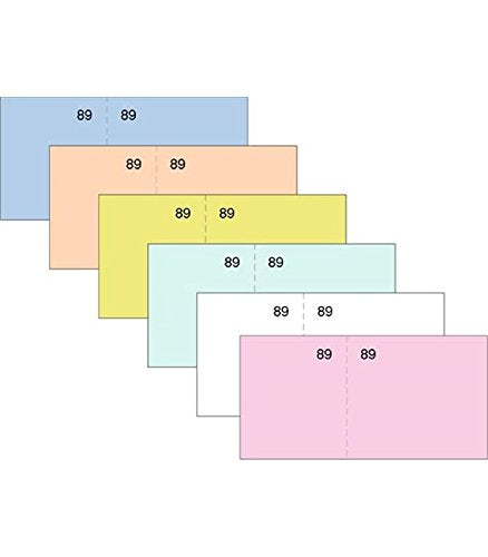 20 Talonarios de caja Loan 1/6 de cuarto numerados azul