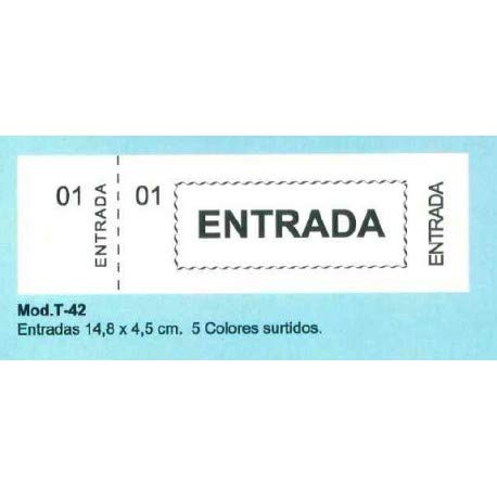 1 TALONARIO de 100 ENTRADAS, modelo T-42