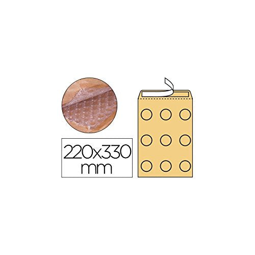Q-Connect Sobre Burbujas Crema F/3 220 X 330 Mm Caja De 50