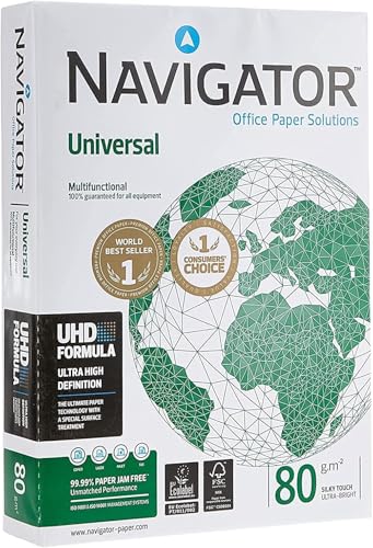 Navigator - Papel Navigator 80gr. A-4 'Universal' Paquete x 500 Hojas