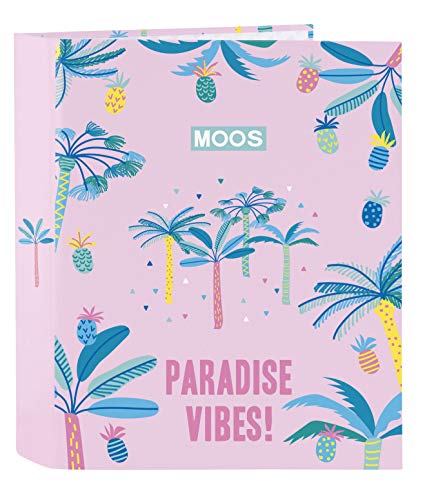 Safta 512022657 - Carpeta de Folio 4 Anillas de MOOS, 270x60x330mm