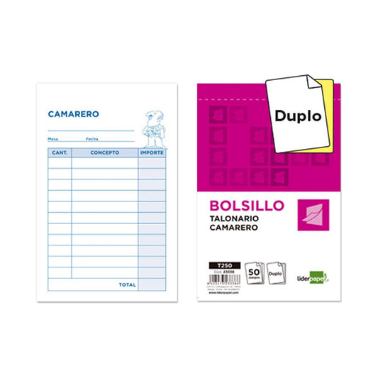 Liderpapel 23338 - Talonario