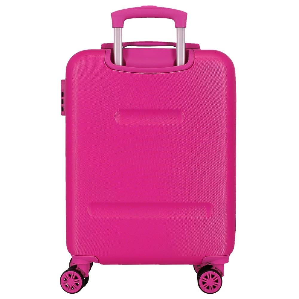 Joumma Disney Minnie Flowers Maleta de Cabina Blanco 38x55x20 cms Rígido 2 kgs Cierre de combinación Lateral ABS 2 kgs 35L Equipaje de Mano