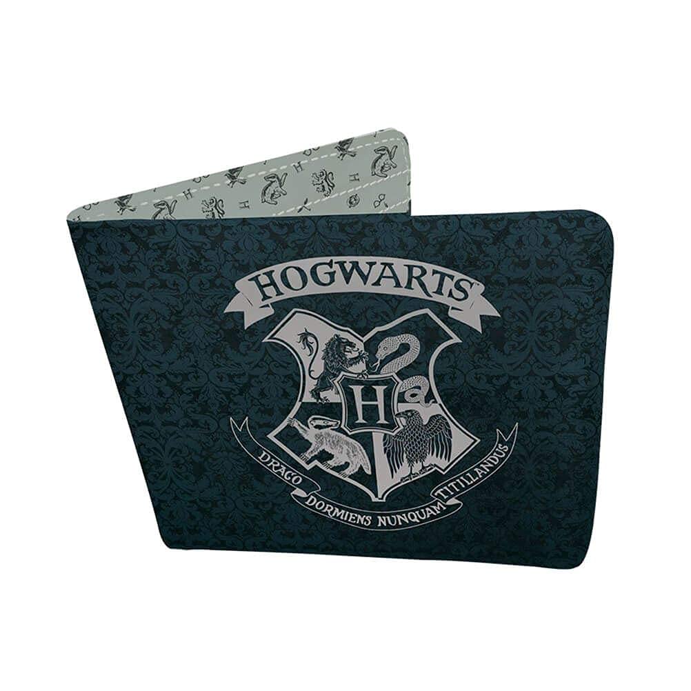 Cartera de Escudo de Hogwarts de Harry Potter ABYBAG179. Negro