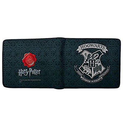 Cartera de Escudo de Hogwarts de Harry Potter ABYBAG179. Negro