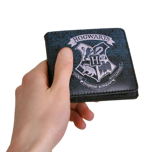 Cartera de Escudo de Hogwarts de Harry Potter ABYBAG179. Negro