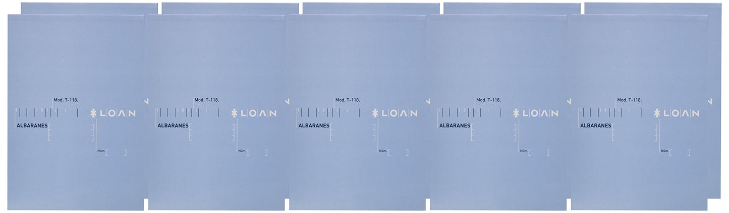 Loan T118 - Talonario, 10 unidades