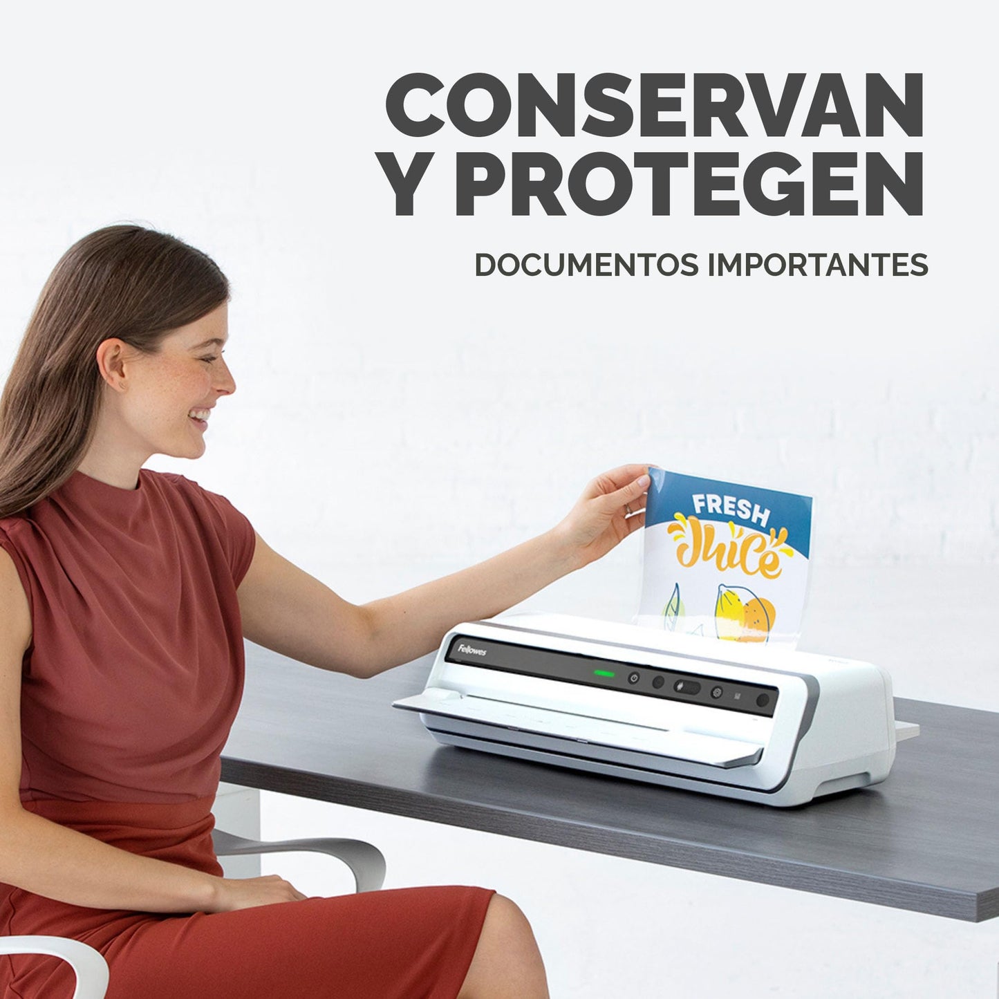Fellowes Fundas de Plastificar A5, acabado brillo, 100 hojas, 250 micras (2 x 125 micras), acabado de calidad, con indicadores direccionales Image Last, adecuadas para fotos, avisos y uso diario
