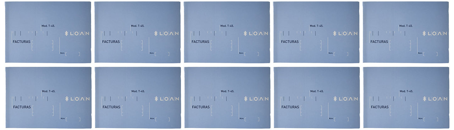 Loan T45 - Talonario, 10 unidades