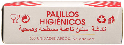 Betik 000010038, Palillo Dental, 65×1,3 mm, Pack de 650 Unidades Aprox.