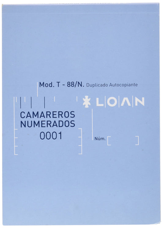 Loan T88N - Talonario, 10 unidades