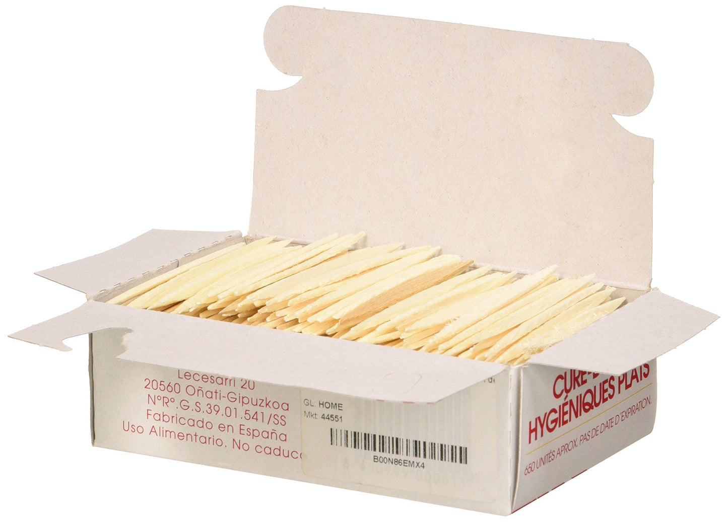 Betik 000010038, Palillo Dental, 65×1,3 mm, Pack de 650 Unidades Aprox.