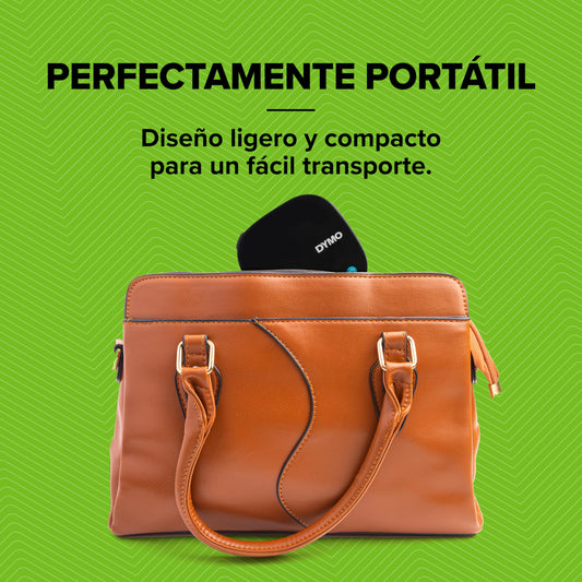 DYMO Etiquetadora LetraTag 200B Bluetooth, Impresora de etiquetas compacta |Se conecta mediante tecnología inalámbrica Bluetooth a iOS y Android , Incluye 1 cinta de etiqueta de papel blanco