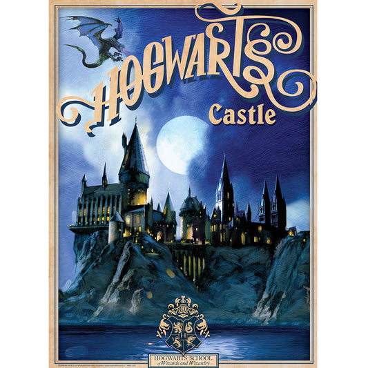 ABYSTYLE Harry Potter – Juego de 2 pósters – Retro Hogwarts & diagon (52 x 38)