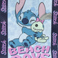 Bolsa Playa Premiun LIFE'S LITTLE MOMENTS Grande y Resistente Diseño Moderno, Verano y Vacaciones con tu Bolsa Playa de Stitch, Unisex niños, Mediano