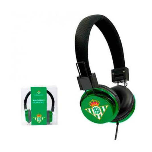 Auriculares, cascos , Real betis Balompie , producto oficial , una unidad, buena calidad de sonido