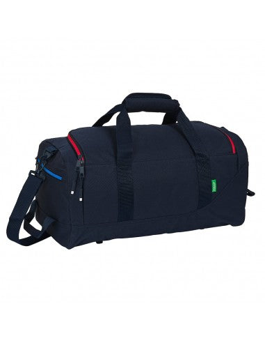 Bolsa de deporte Benetton 'Sixties' | SAFTA - Macuto 31 litros, 50 × 25 × 25 cm, azul marino