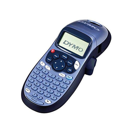 Rotuladora Dymo Letratag LT-100H | DYMO - Etiquetadora para hogar y oficina, incluye recambio de etiqueta blanca con tinta negra, etiquetadora color azul // Ref: 2174576
