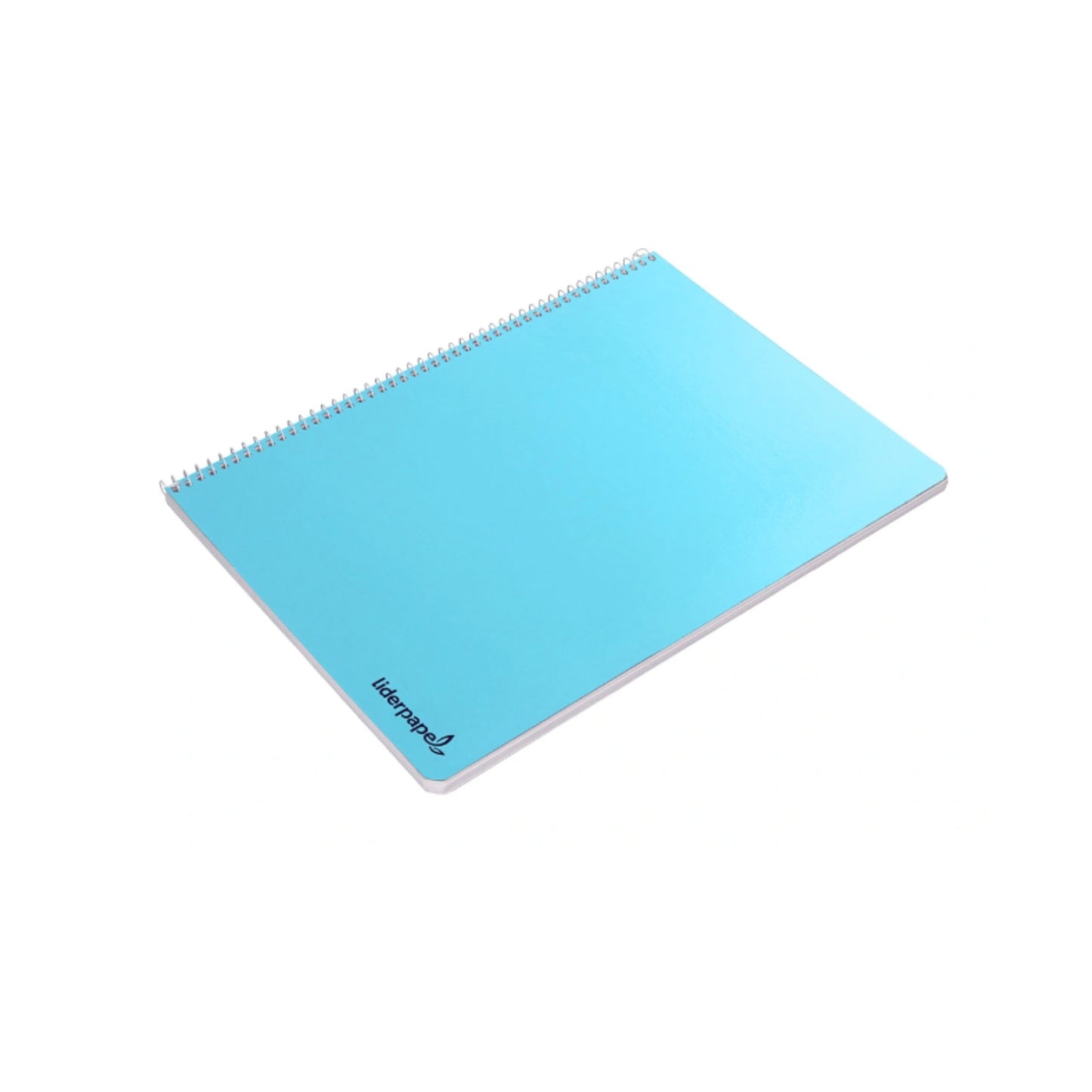 Cuadernos cuadros espiral folio, pack 10 ud.| LIDERPAPEL - Cuadernos Fº, cuadrícula 4mm, papel 60 gramos, 80 hojas, con margen, colores surtidos // Ref: 08194