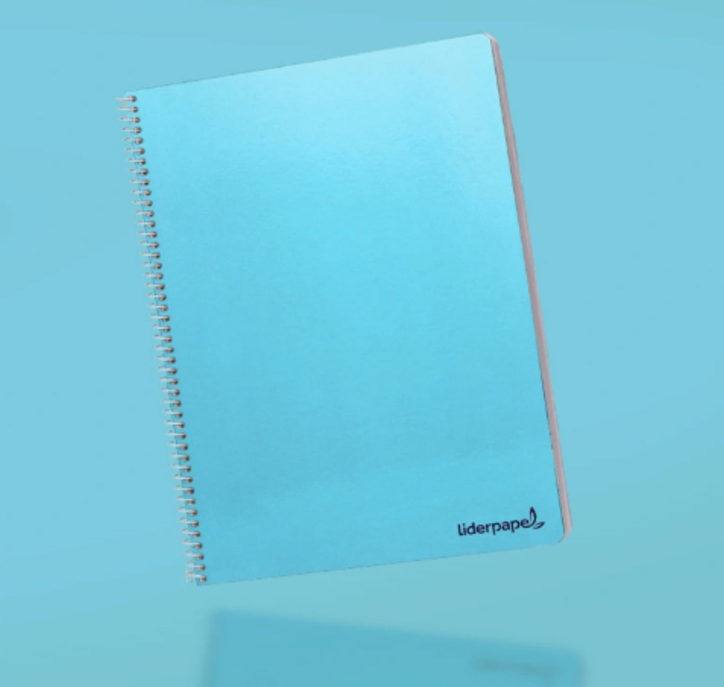 Cuadernos cuadros espiral folio, pack 10 ud.| LIDERPAPEL - Cuadernos Fº, cuadrícula 4mm, papel 60 gramos, 80 hojas, con margen, colores surtidos // Ref: 08194