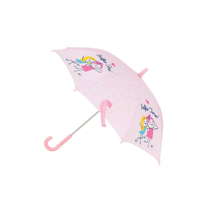 Paraguas infantil GlowLab Kids, color rosa pastel | SAFTA