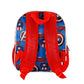 Mochila guardería 3D Capitán América 'Gravity' | KARACTERMANIA - Mochila preescolar con relieve frontal, oficial de Marvel, rojo // Ref: 03252