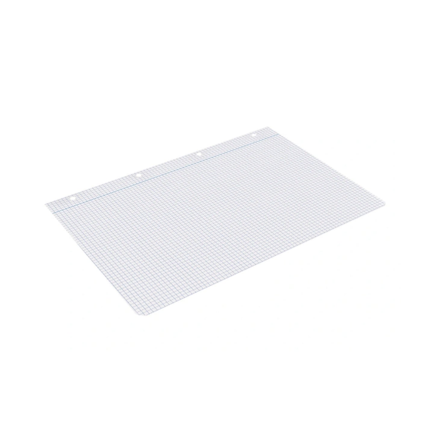 Recambio para archivador A4| LIDERPAPEL - Paquete de 100 hojas, cuadrícula 4mm, 100 gramos, con margen // Ref: 47116