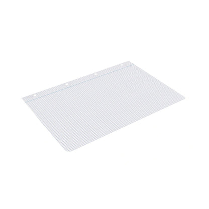 Recambio para archivador A4| LIDERPAPEL - Paquete de 100 hojas, cuadrícula 4mm, 100 gramos, con margen // Ref: 47116