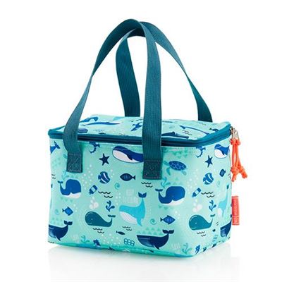 Bolsa isotérmica 'Save the Ocean' | Miquelrius - Portador de alimentos con estampado de ballena, fabricado con materiales reciclados - REF: 19682