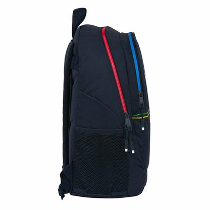 Mochila grande Benetton Sixties | SAFTA - Mochila de gran capacidad, adaptable a carro, mallas laterales portabotellas // Ref: 612306665