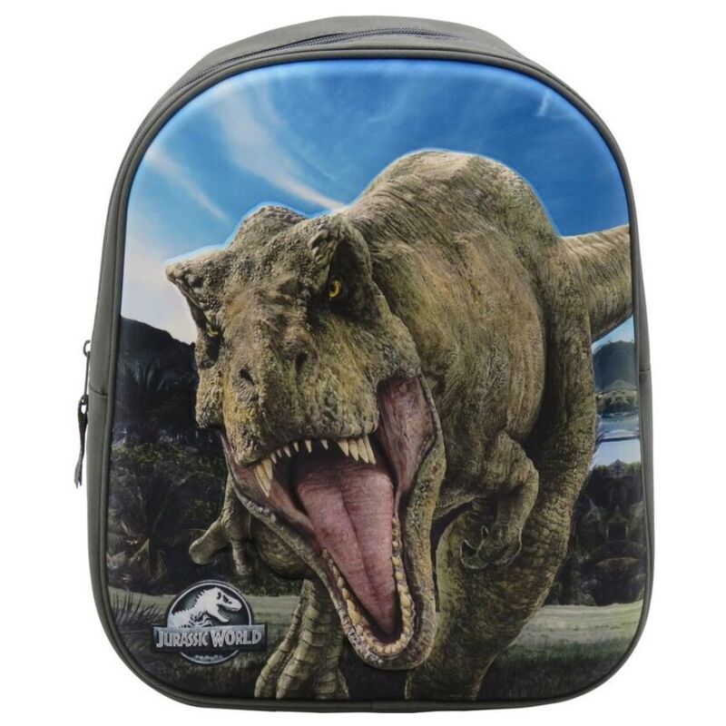Mochila guardería Jurassic World 3D | UNIVERSAL - Mochila pequeña, 30 cm