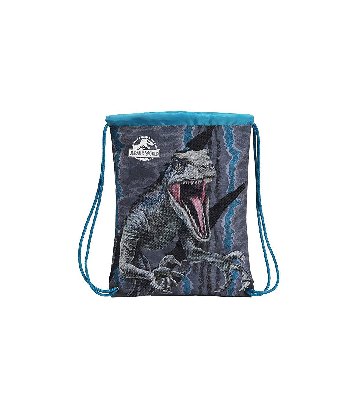 Mochila saco escolar Jurassic World | CYP BRANDS - Mochila de saco, producto oficial, 44x34 cm, ergonómica y ligera // Ref: TPCYP0C73JW